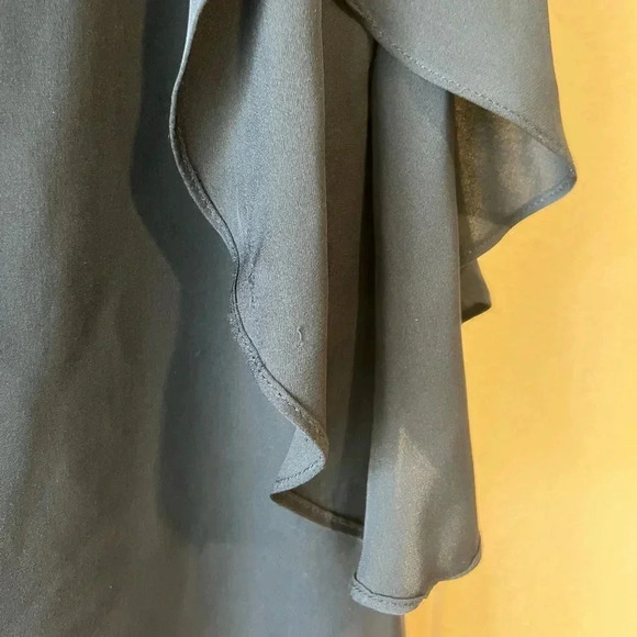 MILLY NEW YORK NWT Navy Blue Butterfly Sleeve Silk Mini Dress 8 - Picture 11 of 11